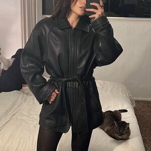American Vintage Black Leather Jacket
